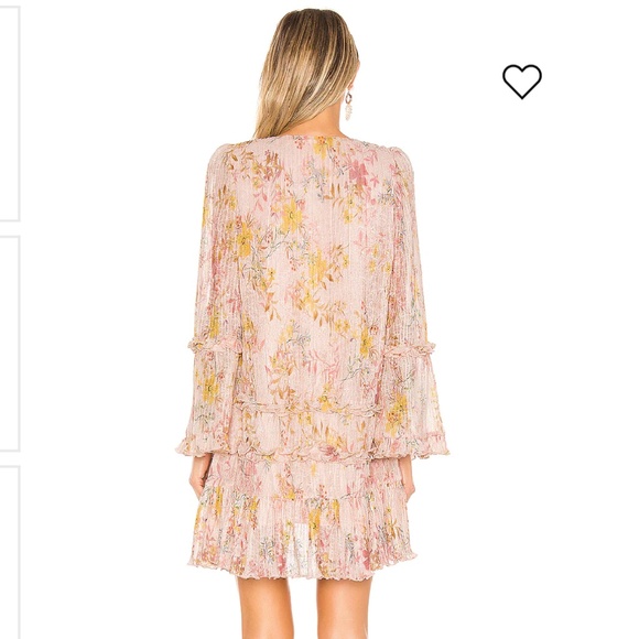 TULAROSA size S Evelyn short dress with floral pattern in pastel colours - BNWT - Picture 8 of 9